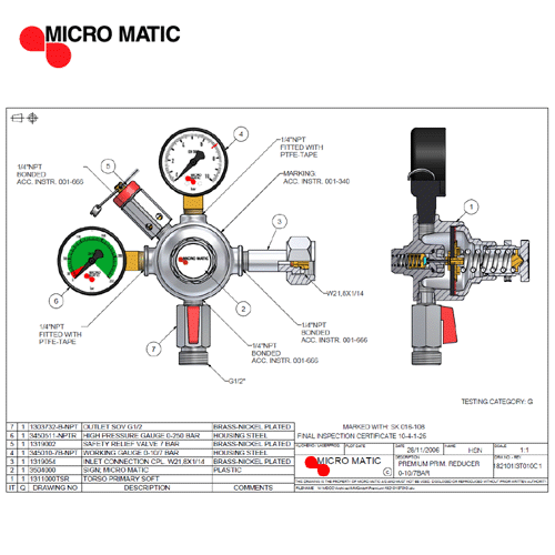 CO2 Druckminderer MICRO MATIC  1405 Premium - 7 bar 1-leitig2.gif