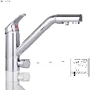 Strahlregler - Perlator Filterwasser Bereich für 3-Wege-Armatur JUPITER2.webp