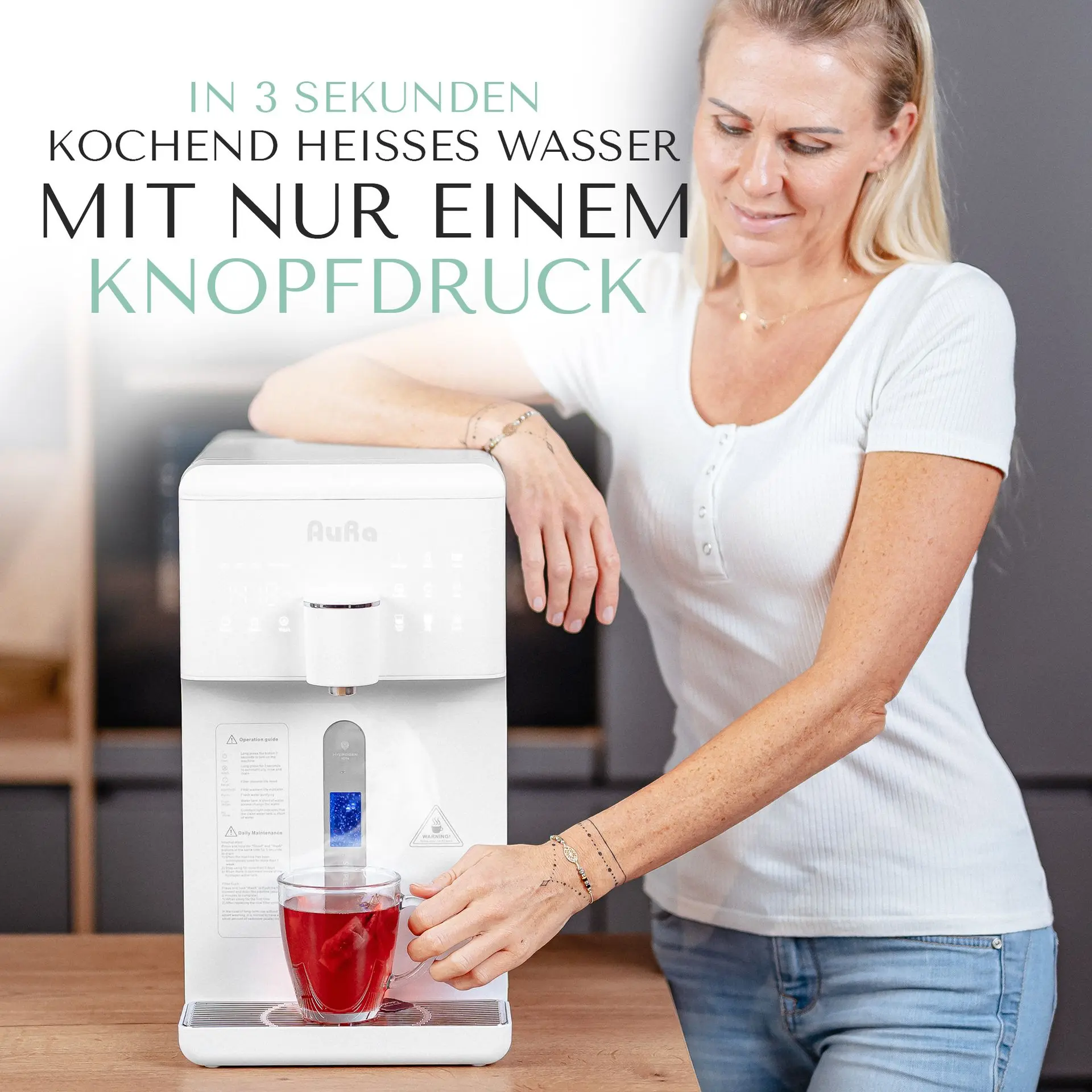 AORA W23 Wasserausgabe