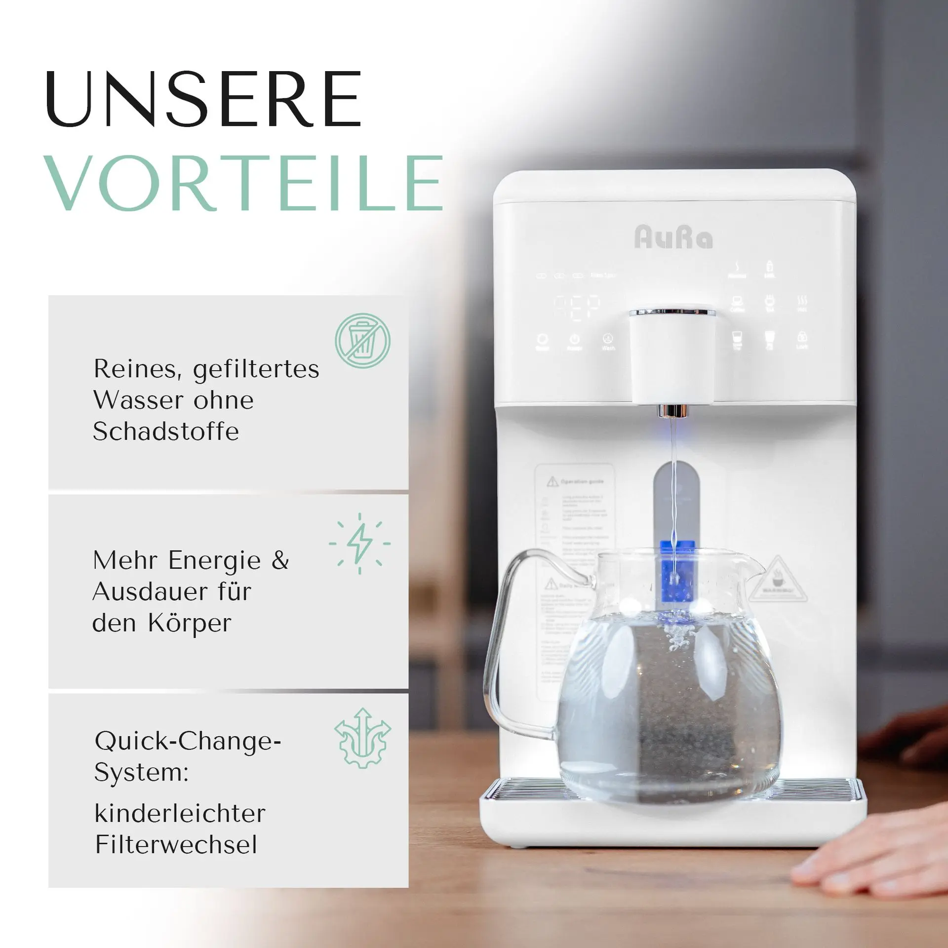 AORA W23 Produktvorteile