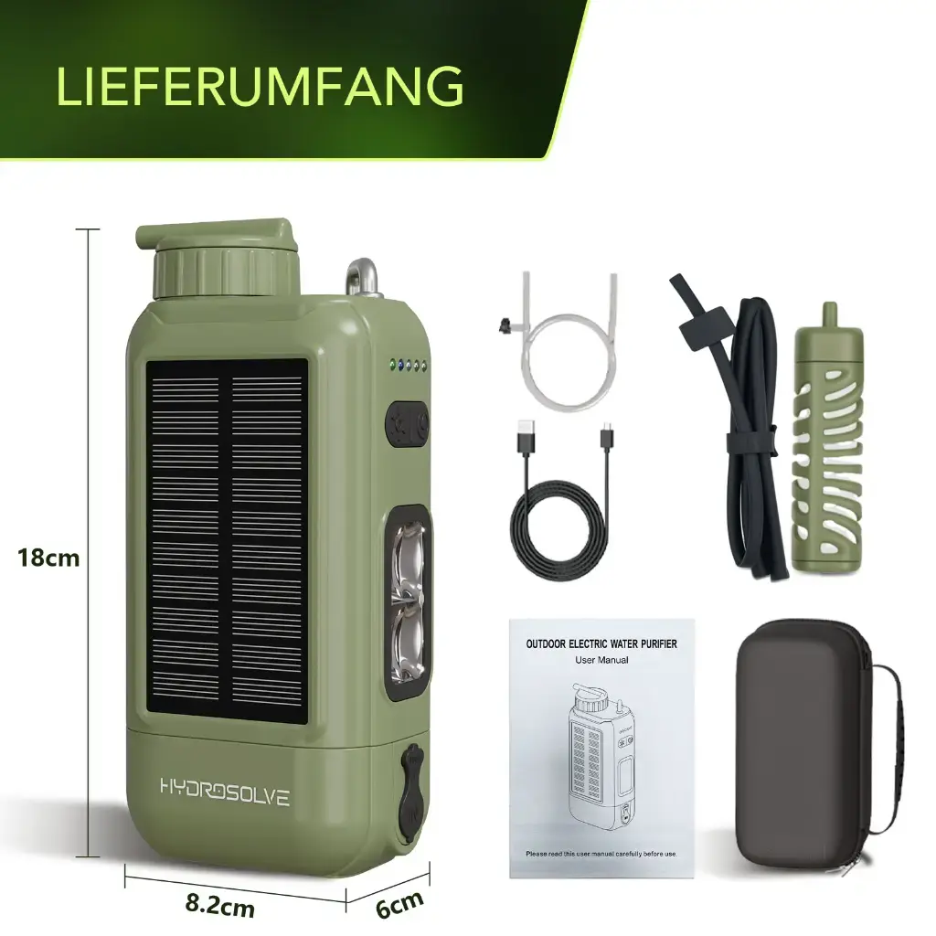 HYDROSOLVE SolarPro Lieferumfang