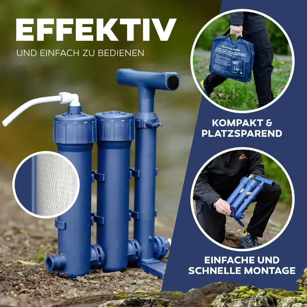 HYDROSOLVE Handpumpen-Wasserfilter