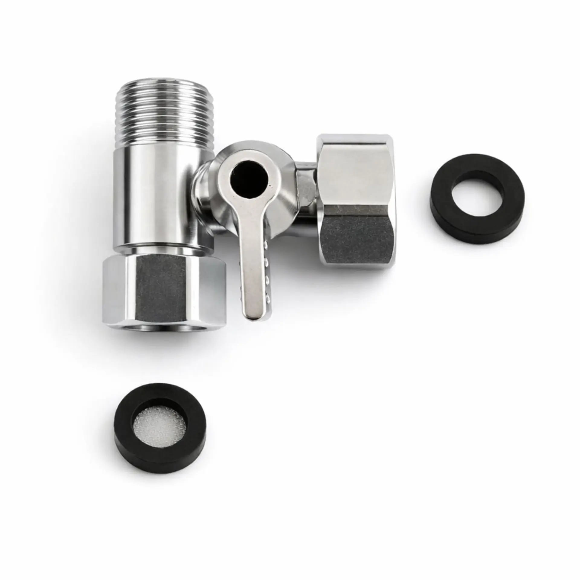 T-Stück Adapter mit Dichtungen