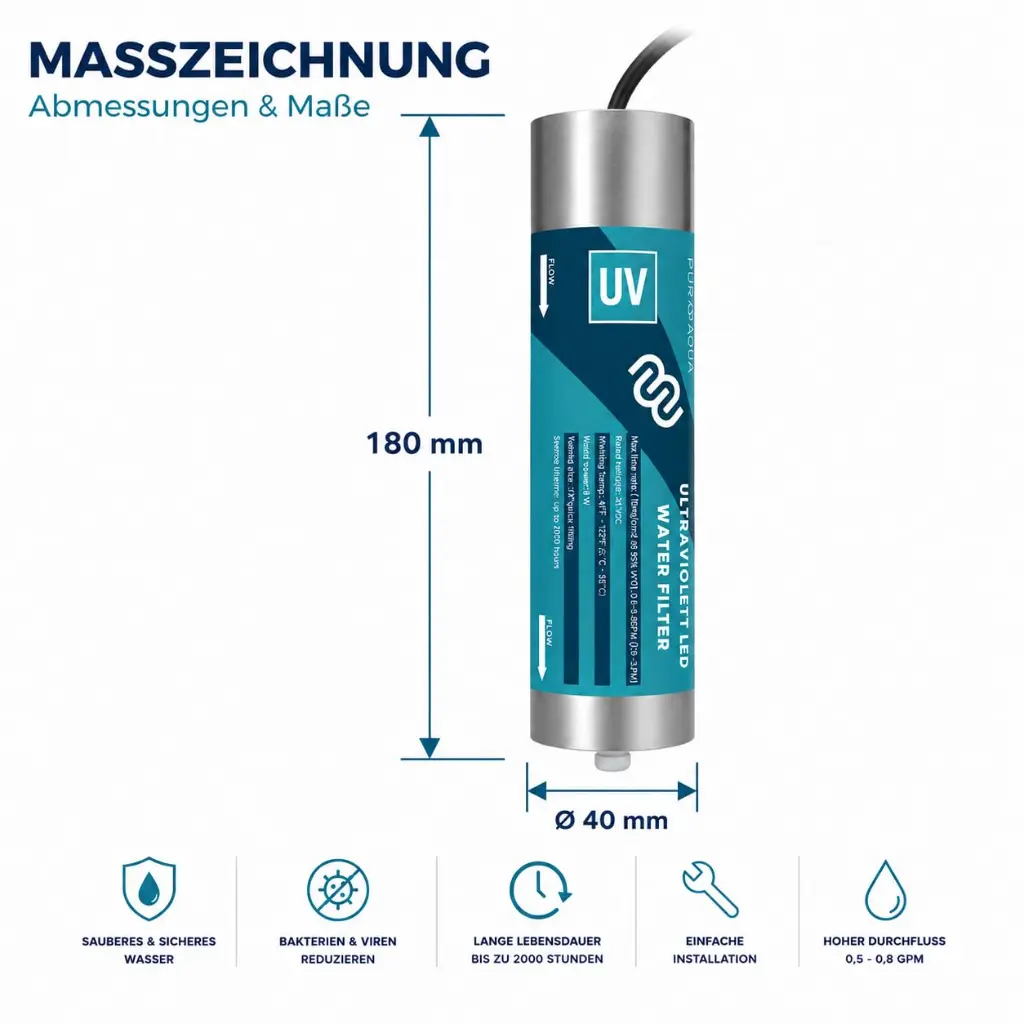 STILLUNDLAUT UVC-LED Effektive Wassersterilisation  Keimsperre2.webp
