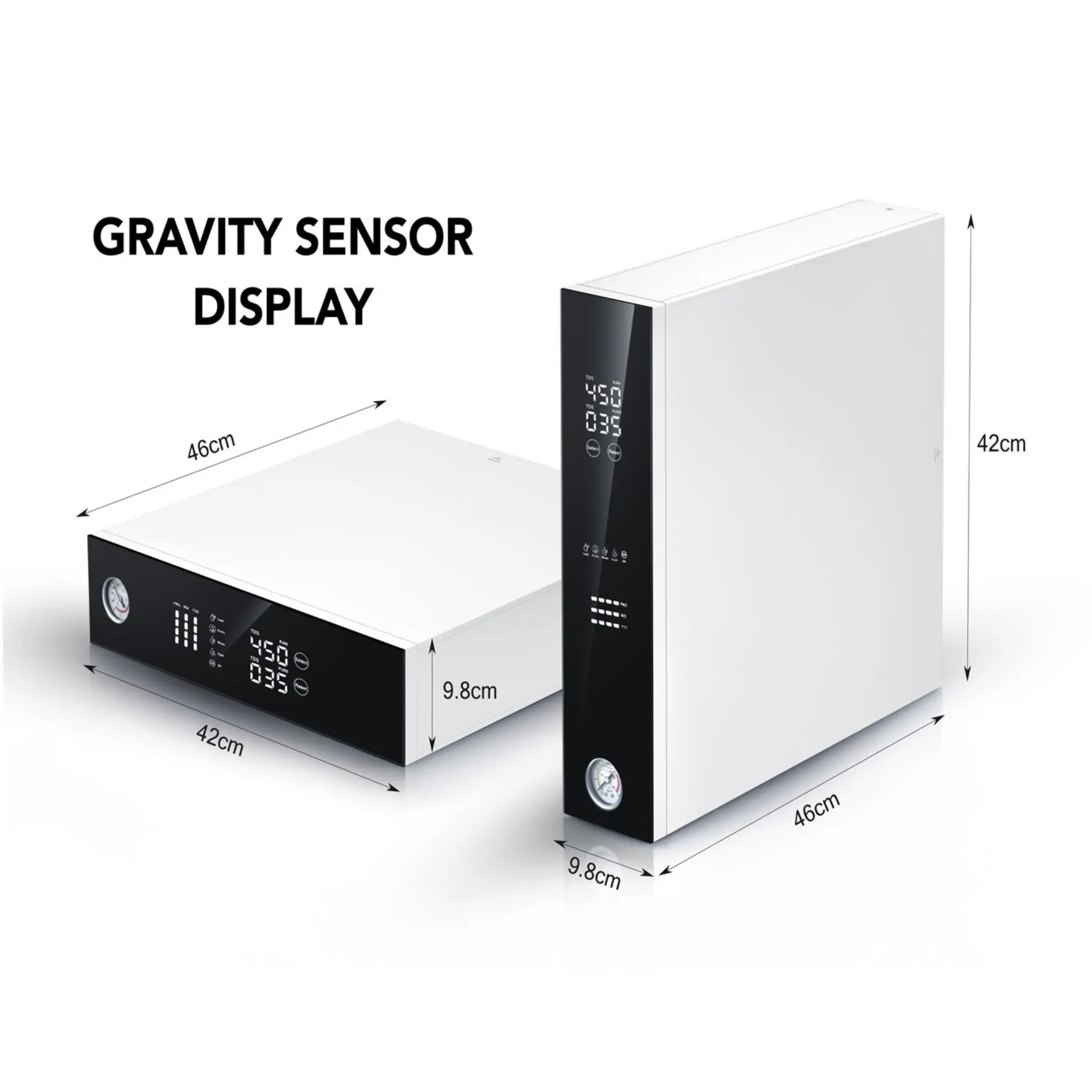 AORA Q600 Slim stehend und liegend mit automatisch ausgerichtetem Display