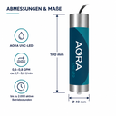 AORA UVC-LED – Abmessungen und technische Eckdaten