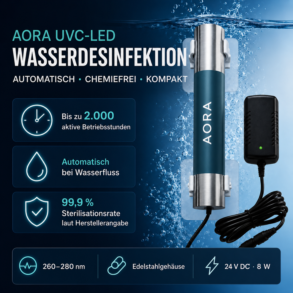 AORA UVC-LED – Vorteile und bestätigte Leistungsdaten