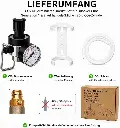 CO2 Druckminderer Set für 425g Zylinder – kompatibel mit BRITA Yource, Neo & Quooker Cube System - Z (6).webp