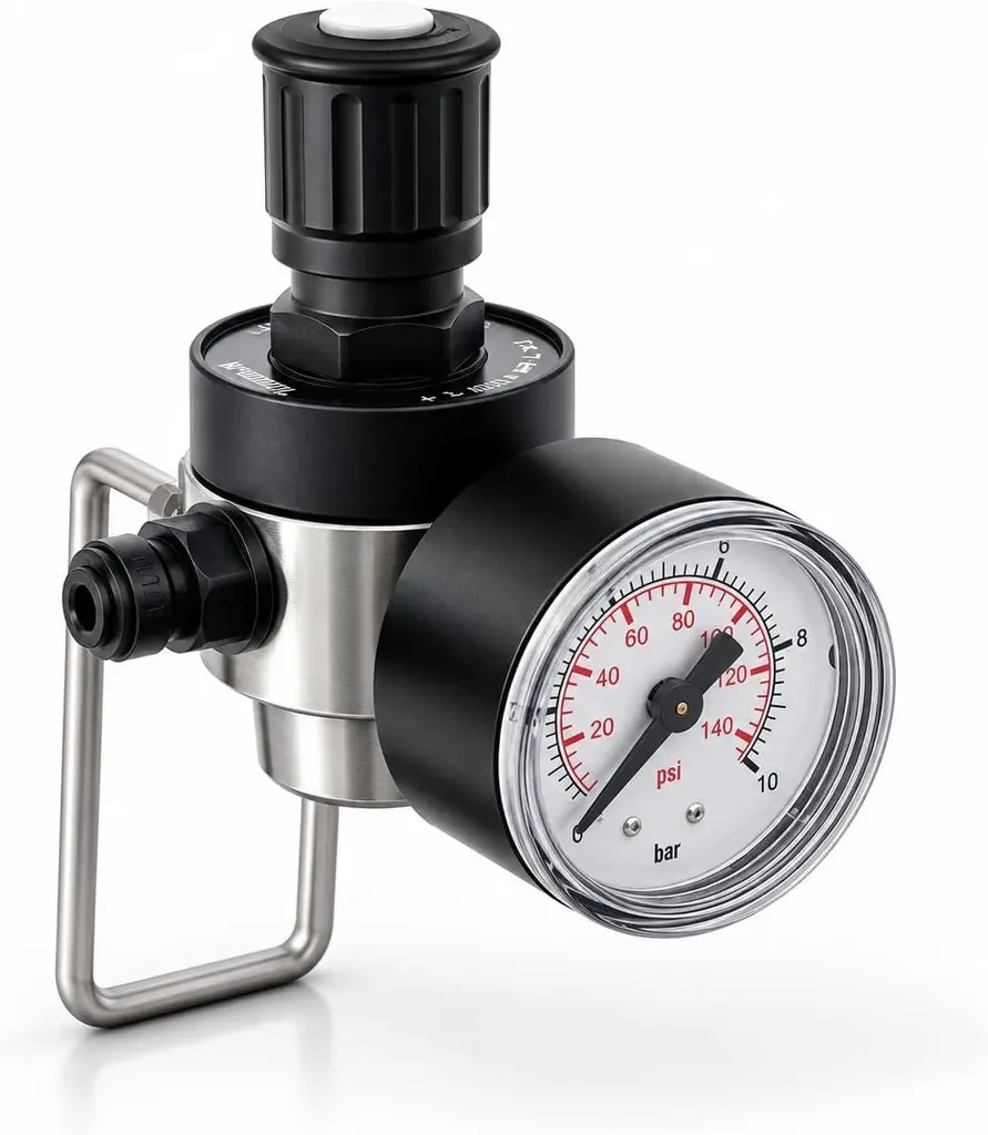 CO₂ Druckminderer mit Manometer
