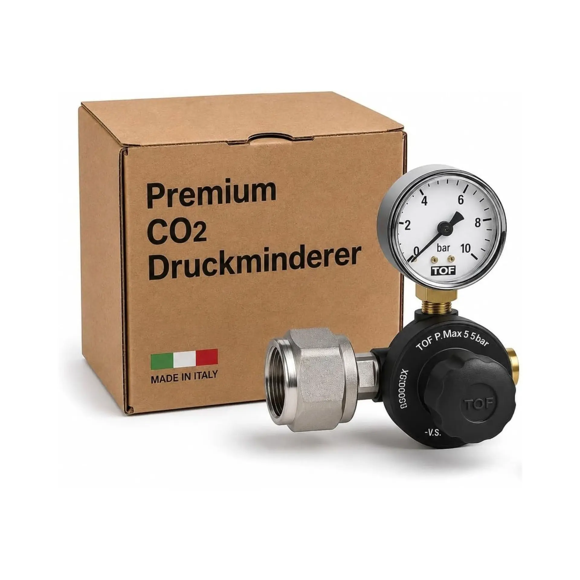 CO2 Druckminderer Verpackung