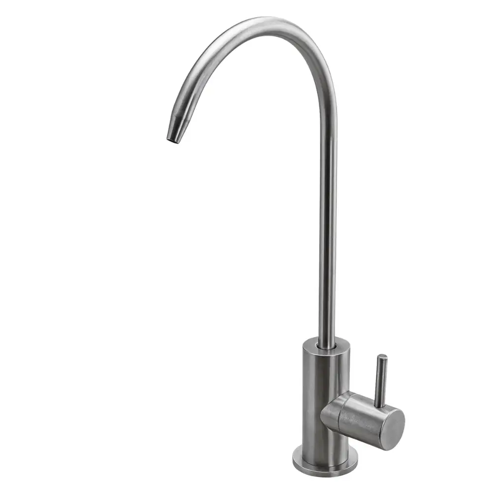 [9701] 1-Weg-Armatur SOFIA in Edelstahl massiv - Osmose Wasserhahn _ Farben_ Edelstahl gebürstet, Sc.webp