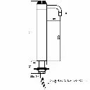 3-Wege-Armatur TRIX in Chrom - Mechanischer Zapfhahn für Sprudelanlagen2.webp