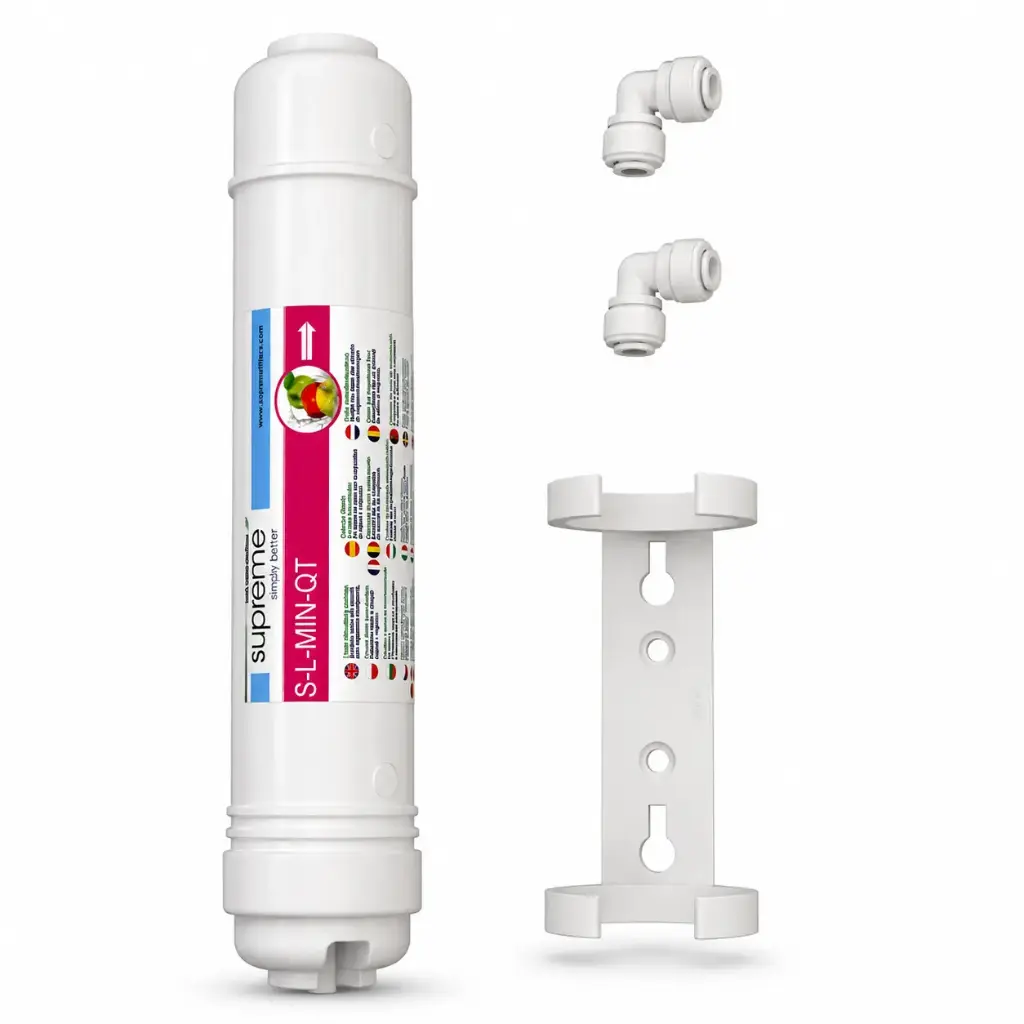 Supreme Inline Mineralisierungskartusche - 1/4" QT  - Aktivkohle & Mineralien - Einbau Set