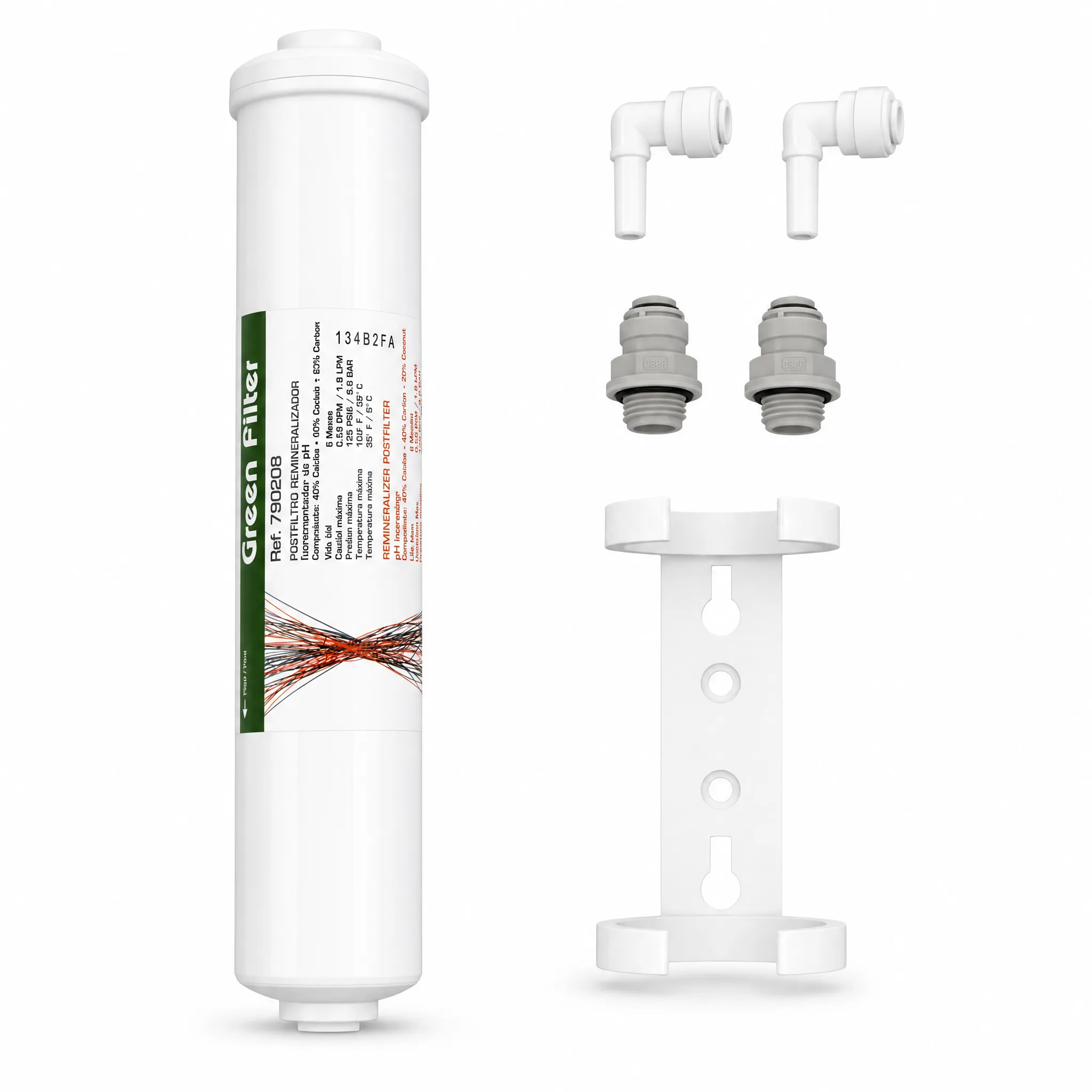 PURICOM 2" Mineralisierungskartusche & pH-Regler - 790200 - Einbau-Set