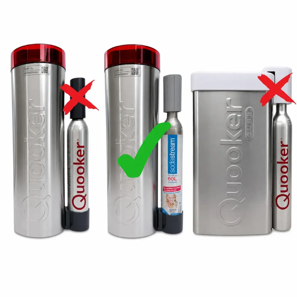 CO2 Druckminderer SPRUDELUX geeignet für Sodastream - statt Quooker Cube Zylindern