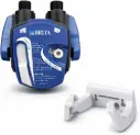 BRITA Filterkopf – kompatibel mit P1000, mypure P1 & Purity C Serie | 0–70 % Verschnitt einstellbar | 3/8" Außengewinde beidseitig | mit Wandhalterung