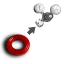 Ersatz Gas-Dichtung für CO2 Druckminderer - geeignet für Mehrwegflaschen