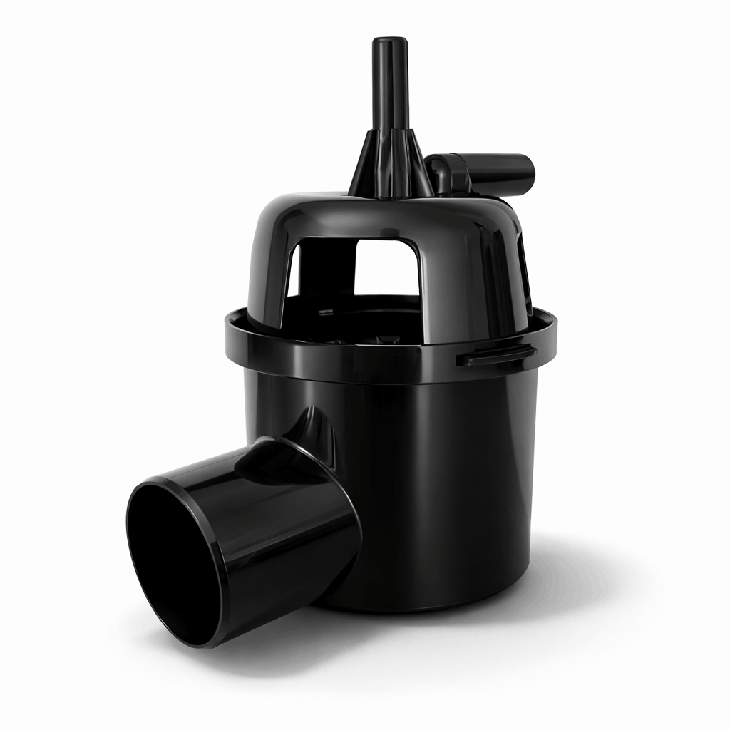 Anschluss-Siphon PY zum Abwasseranschluss für Enthärtungsanlagen, Kanalanschluss. Geeignet für Delfin Duplex