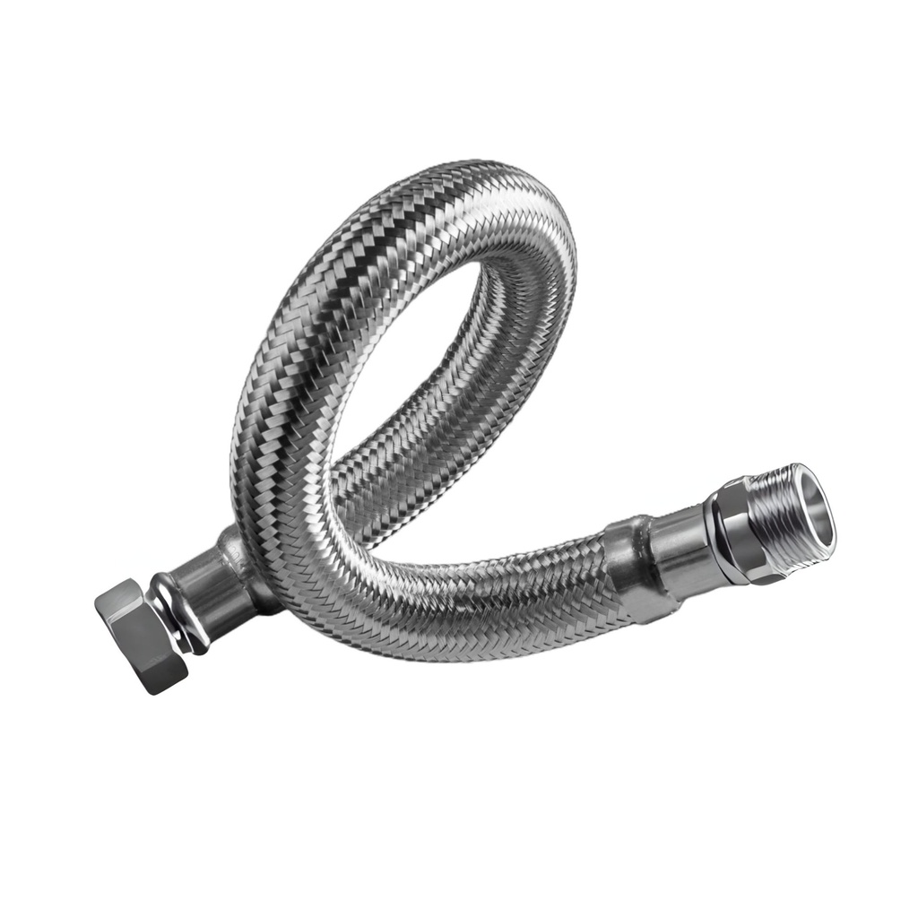 Panzerschlauch 80 cm AG1" x IG1" für Enthärtungsanlage