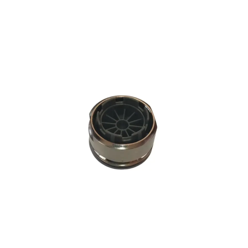 Strahlregler - Perlator Mischwasser Bereich zu Drei-Wege-Wasserhahn GM L-Auslauf Edelstahl Look (NIEDERDRUCK)