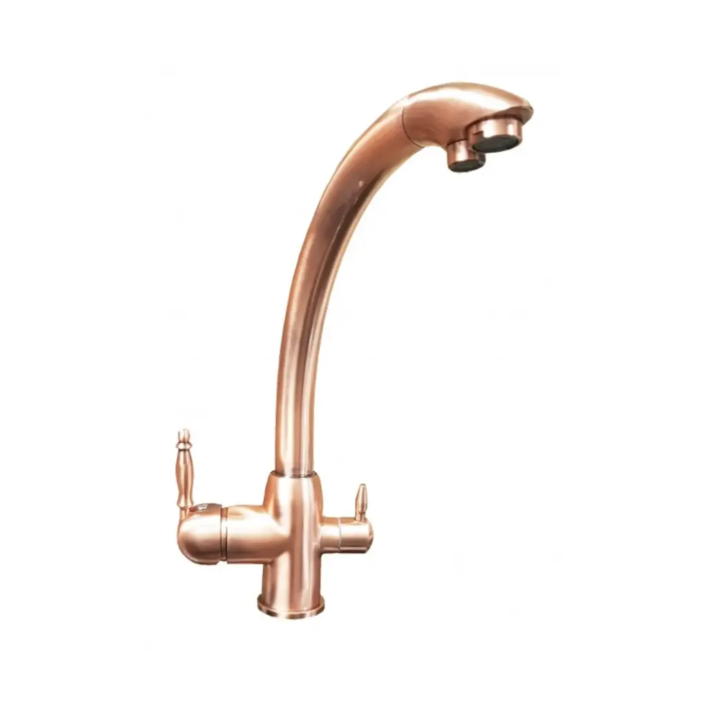 3-Wege-Armatur DELPHIN Kupfer Optik