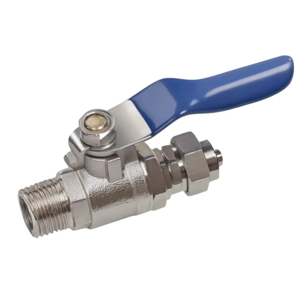 Absperrhahn AG x Schlauchanschluss - wählbare Größen