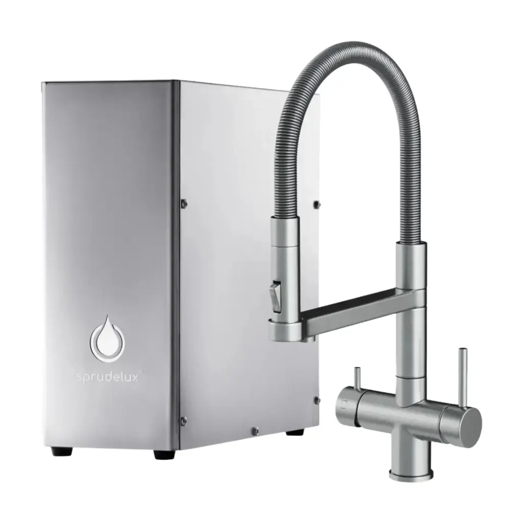 SPRUDELUX® INOX SILENT - Premium Sprudelanlage | hoher CO2 Gehalt | geräuscharm | Edelstahl | made in Italy