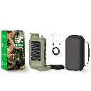 HYDROSOLVE SolarPro Outdoor Wasserfilter – Elektrisch, Tragbar & Wiederaufladbar – 0,01 Mikron – Solar/USB – Powerbank – für Camping, Wandern, Notfall & Survival