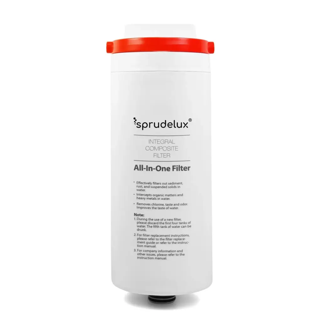 All In One Ersatzfilter für SPRUDELUX PRO TOUCH 4-facher Filterung + UV