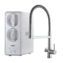 AORA GT600 Umkehrosmose Wasserfilter ohne Tank | 1,57 L/Min. Durchfluss | inkl. 3 Wege-Edelstahl- Wasserhahn | Quick Change Filter | geprüfte Qualität