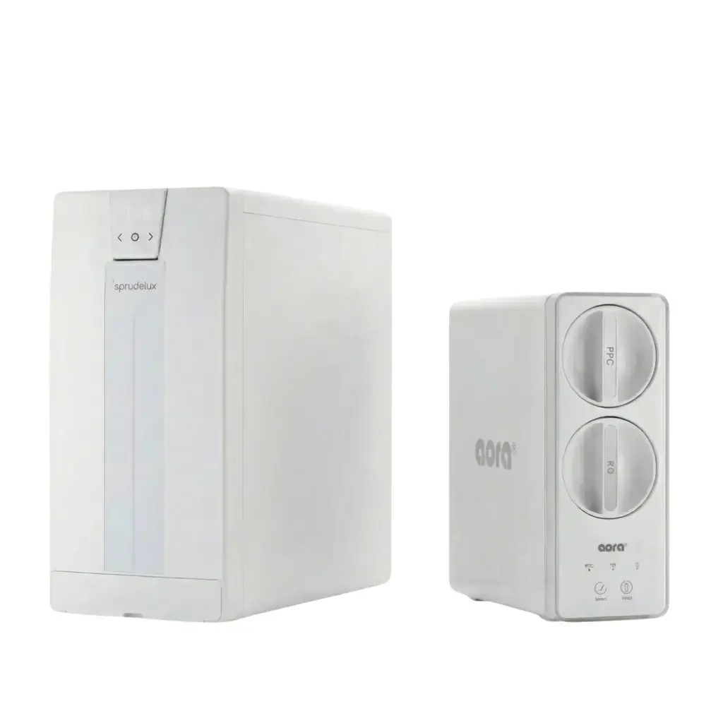 SPRUDELUX® POWER SODA Osmose - Premium Untertisch-Sprudelanlage | 20 L/Std. | höchster CO2 Gehalt | kompakt & leistungsstark | Made in Italy 🇮🇹 | mit GT600