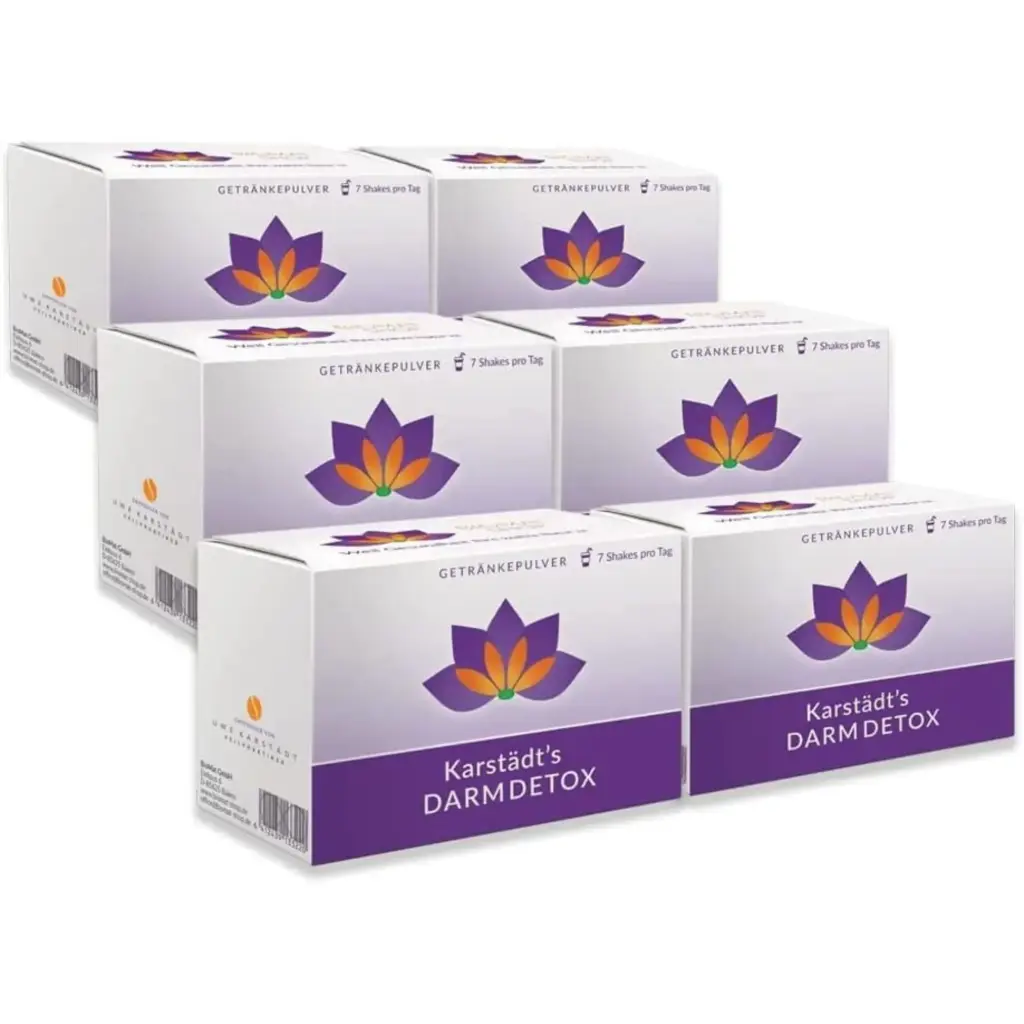 Karstädt’s DARMDETOX Darmkur – Natürliche Körperreinigung & Darmgesundheit | 1–6 Tage Detox-Programm | Darmreinigung & Körperentgiftung
