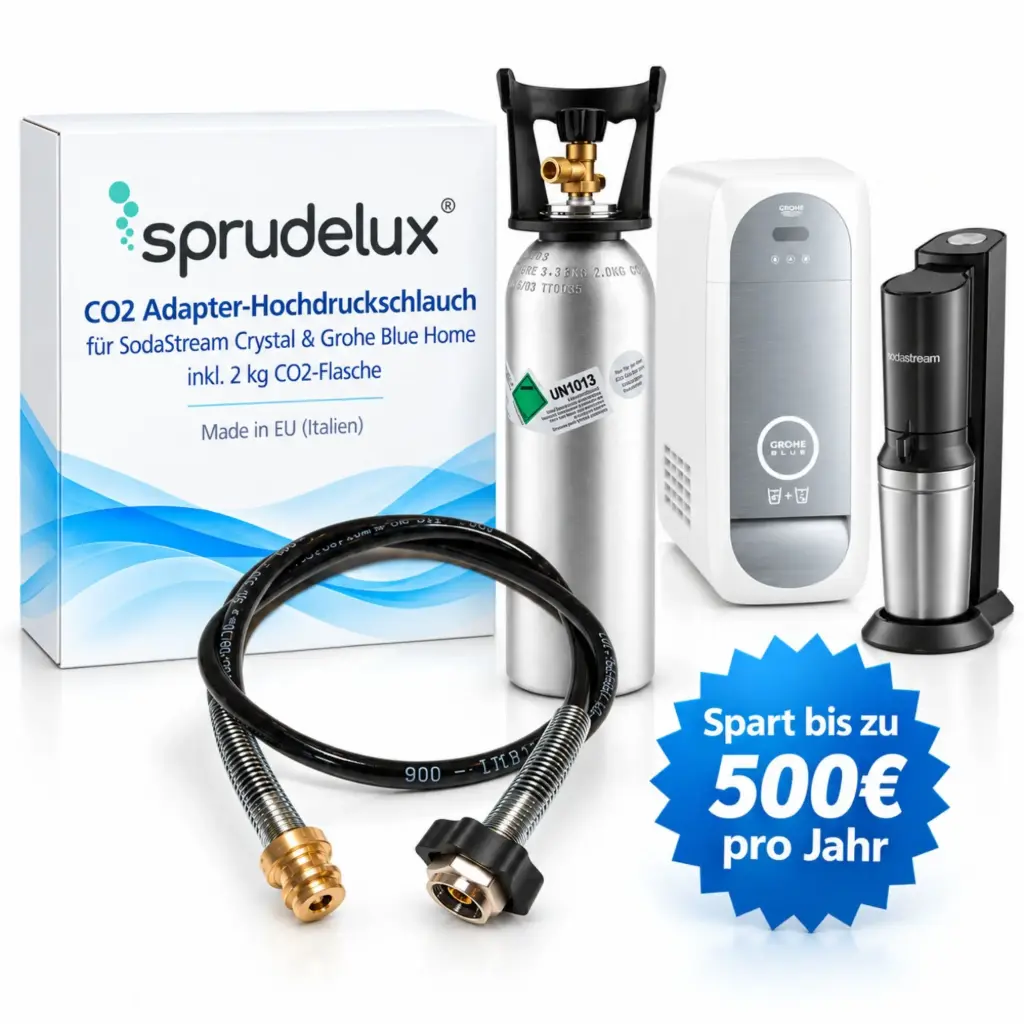 CO2-Adapter-Hochdruckschlauch für Grohe Blue Home
