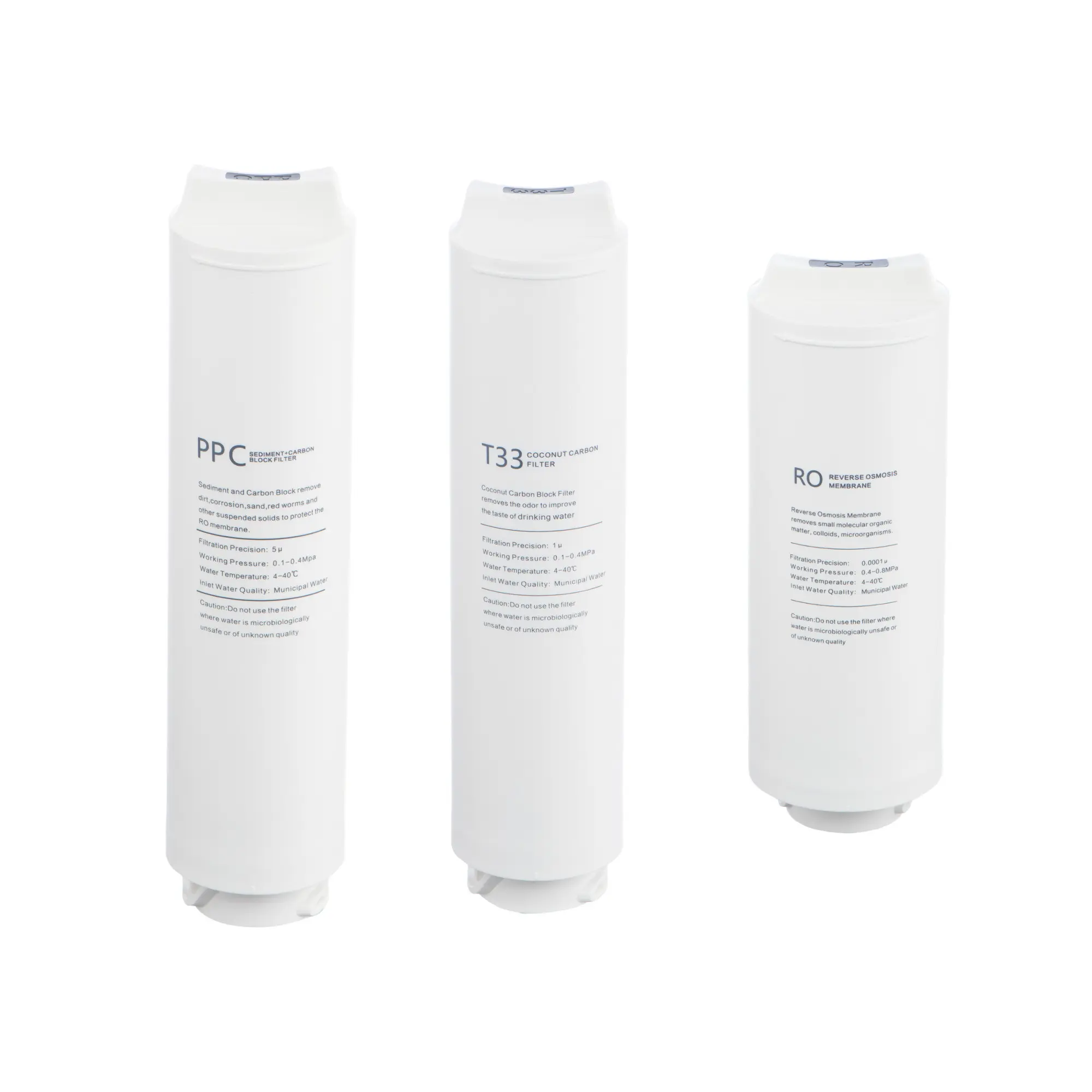 AORA GT500 Ersatzfilter PPC, T33 und RO-Membran