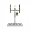 GALLARDO – Gastro Zapfhahn für Trink- & Sprudelwasser | Edelstahl verchromt | UNO · DUE · TRIO | Made in Italy