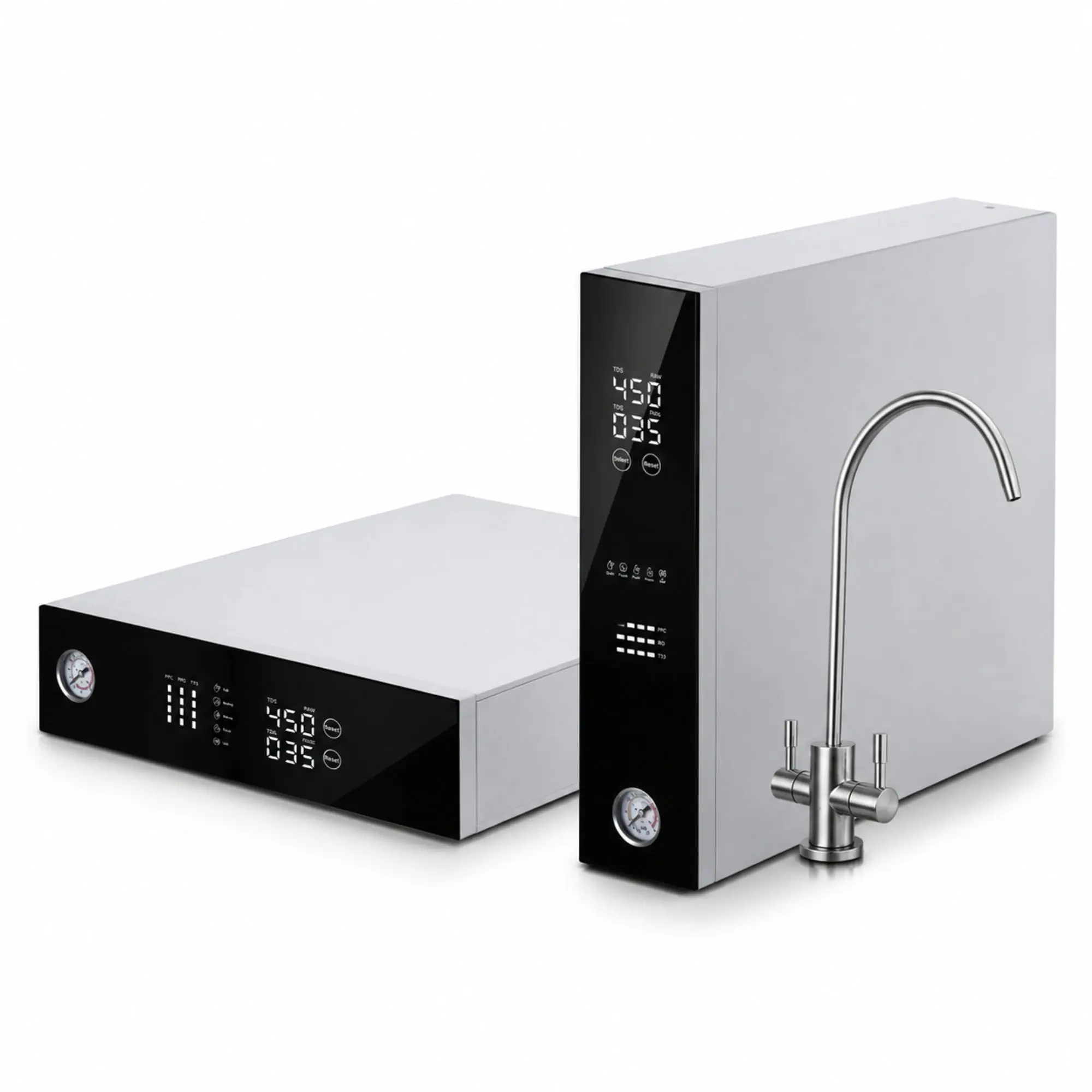 AORA Premium Q600 Slim Umkehrosmoseanlage mit 2-Wege-Armatur