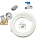 Anschluss-Set für Amway eSpring Wasserfilter - für 3-Wege-Wasserhahn & Zusatz-Wasserhahn - mit oder ohne Rückschlagventil